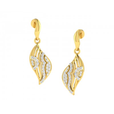 Ivanka Diamond Earrings in Gold